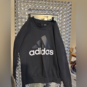 Adidas Black Crewneck with Logo